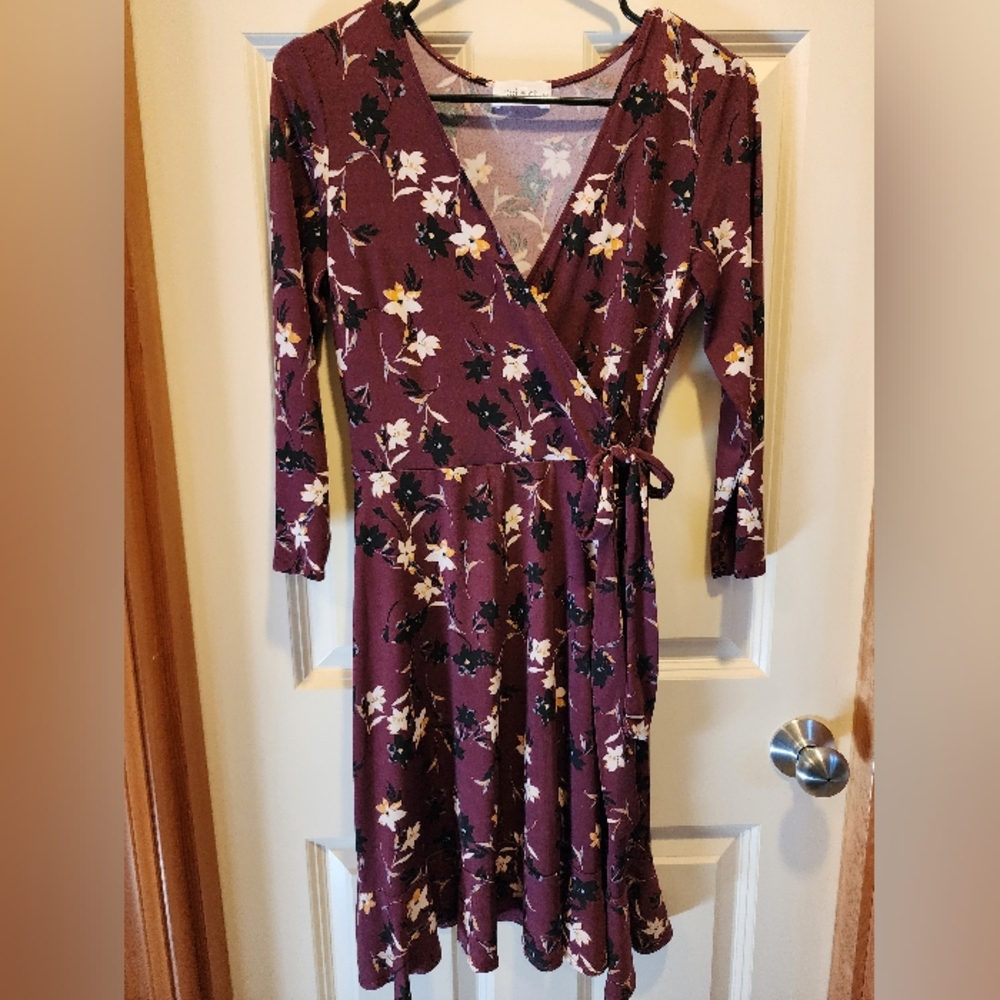 Floral Purple Dress